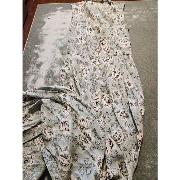 FOR LOVE & LEMONS MONTANA sleeveless MAXI dress IN MINT ROSE sz Small - Picture 1 of 4